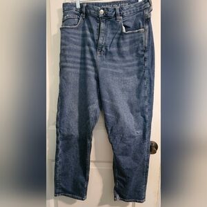 American Eagle Outfitters Relaxed Blue Jeans Classic Fit Womens 12 Short